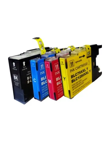 BROTHER LC-1280 COMPATIBLE PACK 4 COLORES