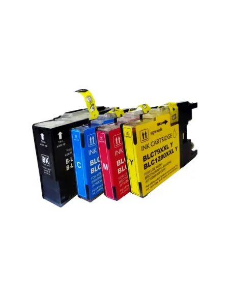 BROTHER LC-1280 COMPATIBLE PACK 4 COLORES