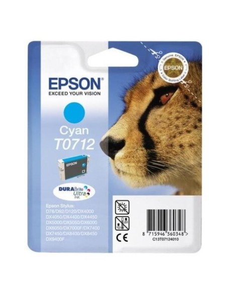 Epson T0712 Cartucho original cyan 