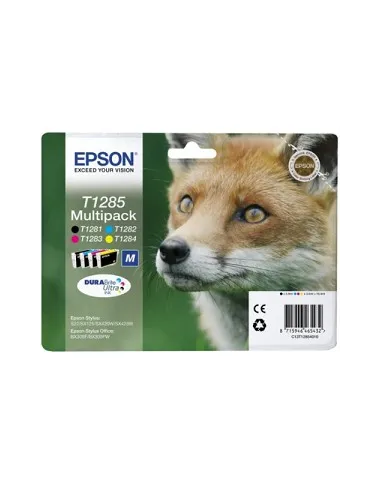 Original t1285 multipack cartuchos tinta epson t1285 (t1281 + t1282 + t1283 + t1284) 3.5 ml
