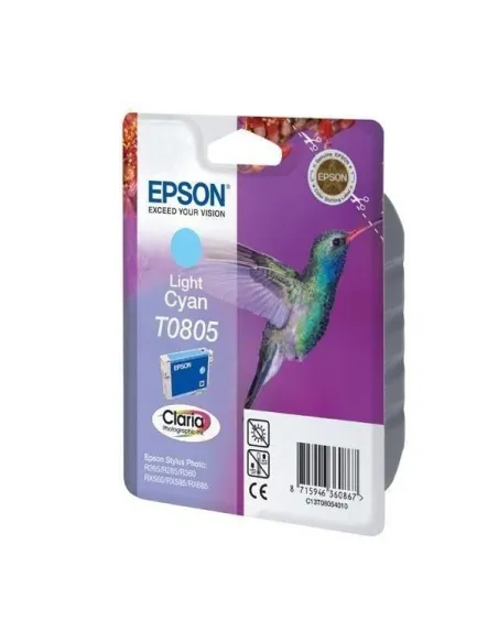 cartucho original cián claro Epson T0805