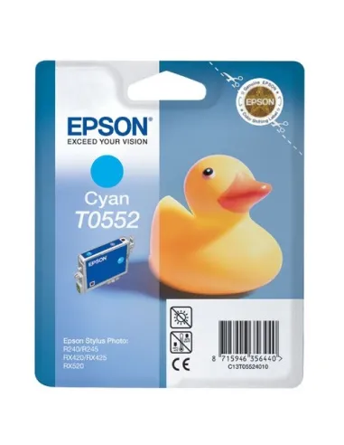 Epson T0552 cartucho cián original 