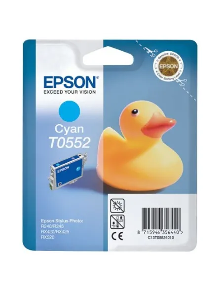Epson T0552 cartucho cián original 