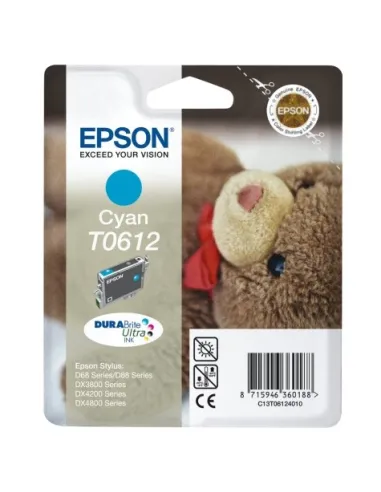 Epson T0612 cartucho original cián 