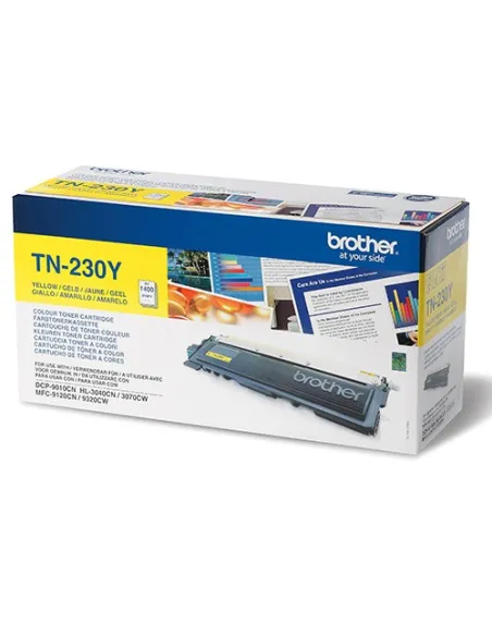 Toner original brother laser amarillo tn230y 1.400 páginas