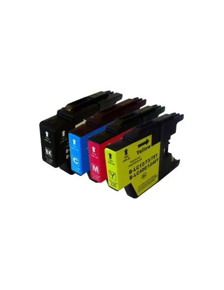 LC1240 BROTHER pack 4 cartuchos compatibles Brother LC1240