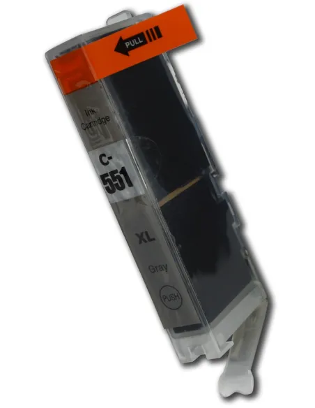 CLI-551XL-GY GRIS CANON cartucho compatible GRIS alta capacidad Canon CLI-551XL-GY