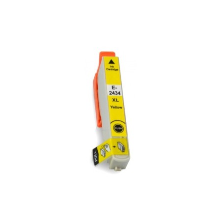 T2434 EPSON AMARILLO cartucho compatible AMARILLO Epson T2434 alta capacidad 24Xl
