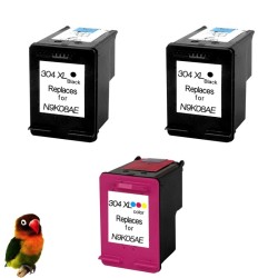 HP 304XL COLOR DeskJet 3720 3730 3732 tinta compatible alta capacidad