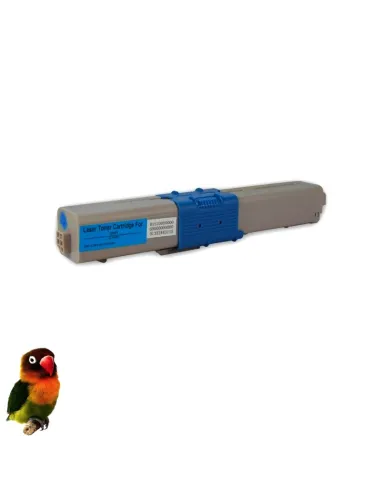 OKI C301 / C321 / MC332 / MC342 CIAN toner compatible 1500 pags