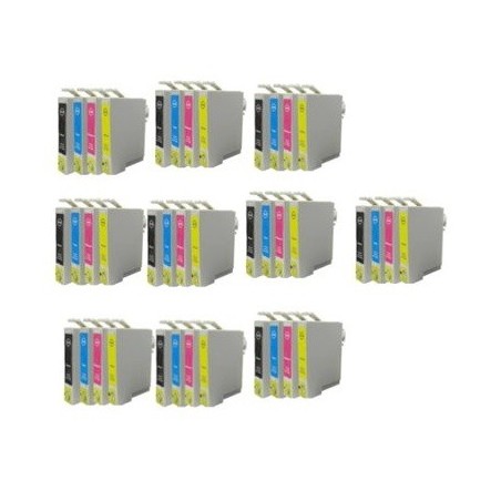 Epson T0711/2/3/4 40 tintas comp. NonOem 