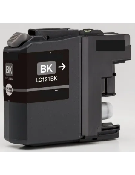 LC121BK BROTHER NEGRO cartucho compatible negro Brother LC121BK DCP J152W/J552DW/J752DW MFC J470DW/J650DW/J870DW