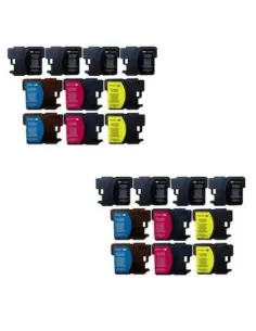 LC121 BROTHER pack 20 tintas Brother LC121 DCP J152W/J552DW/J752DW MFC J470DW/J650DW/J870DW