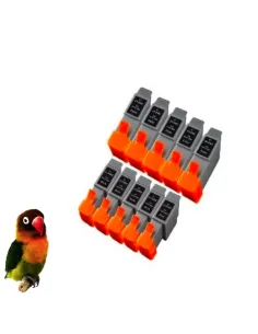 Canon BCI-24bk negro pack 10 tintas compatibles 
