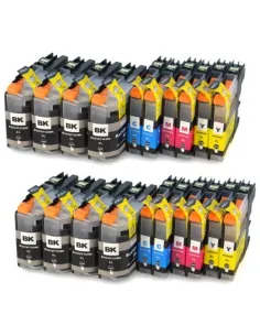 BROTHER LC-127 XL / LC-125 XL  PACK 20 cartuchos de tinta  compatibles