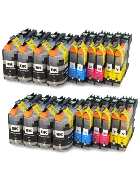 BROTHER LC-127 XL / LC-125 XL  PACK 20 cartuchos de tinta  compatibles