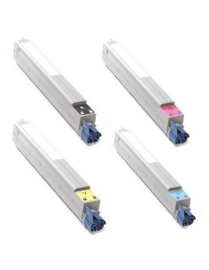 pack OKI C710 4 tóners compatibles BK-C-M-Y