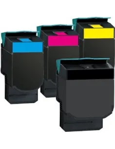 LEXMARK C540/c543/c544/X543/x544 PACK 4  tóner compatibles  (bk-c-m-y)