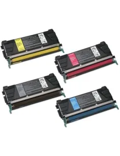 C734 / C736 / X734 / X736 / X738 PACK 4 toner LEXMARK (BK-C-M-Y) compatibles  2