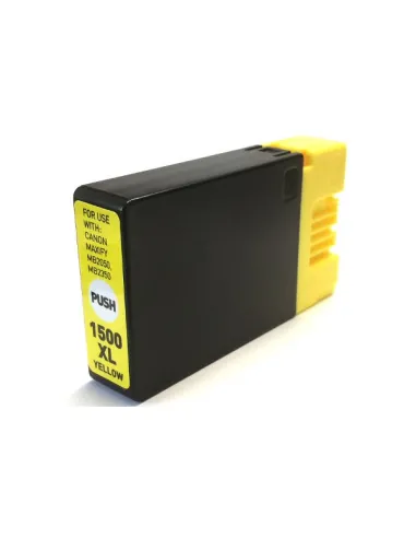 PGI-1500XL-Y AMARILLO tinta compatible Canon Maxify MB2000 / MB2050 / MB2300 / MB2350