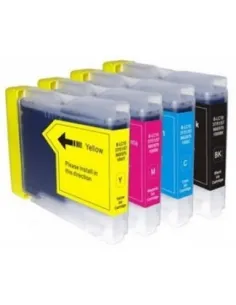 LC970/LC1000 BROTHER PACK 4 CARTUCHOS COMPATIBLES BROTHER LC970 LC1000 