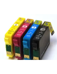 Epson T1631-2-3-4 WF2010W WF2510WF WF2520NF WF2530WF WF2540NF Pack Cartuchos compatibles T16XL 2