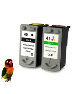 Canon PG40 negro+ CL41 color pack tintas compatibles 