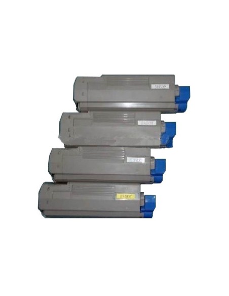 Oki C5850/C5950/MC560 pack 4 toners compatibles Oki C5850/C5950/MC560