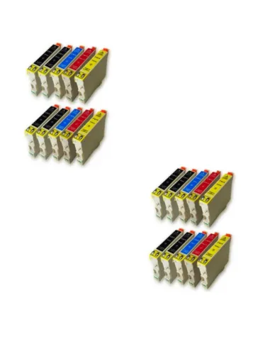 Epson T0611-T0612-T0613-T0614 pack 20 cartuchos compatibles