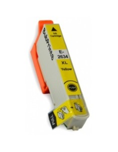 T2634 EPSON AMARILLO cartucho Amarillo Compatible con Epson T2634  26XL