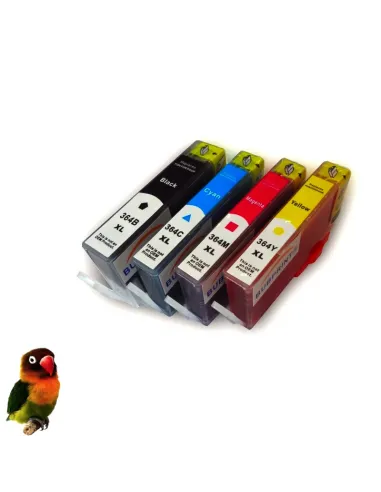 pack 4 cartuchos compatibles HP 364xl (negro-cián-magenta-amarillo)