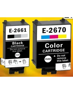 EPSON T266-T267 PACK NEGRO+COLOR compatible WORKFORCE WF-100