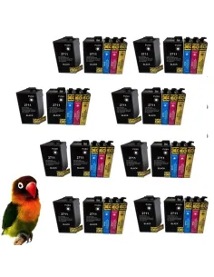 T2711/2/3/4 PACK 5 tintas compatibles Epson WF-3620 / WF-3640 / WF-7110 / WF-7620 / WF-7640 