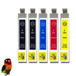 pack 5 tintas EPSON T2991/2/3/4 (29XL) compatibles Epson xp-235 / xp-330 / xp-332 / xp-335 / xp-43 2