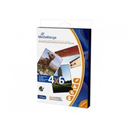 Papel fotográfico Mediarange 10x15 cm   pack 50 hojas mrink104  