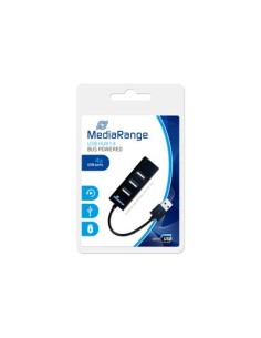 HUB 4 Puertos USB 2.0 Mediarange MCRS502