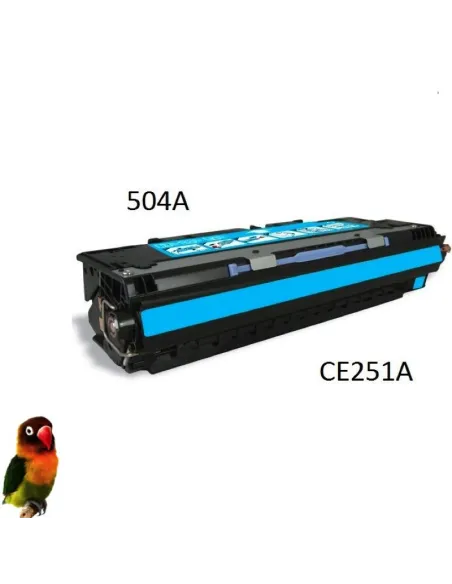 HP CE251A CYAN tóner compatible  7.000C. CP3520/CP3525/CM3530