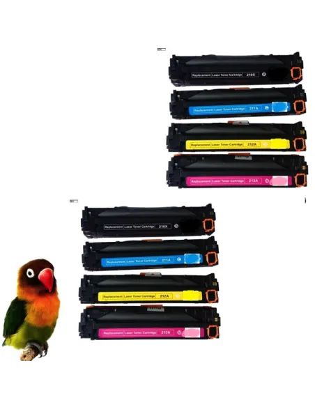 HP CF210X/1/2/3A PACK 8 toner compatibles HP Laserjet COLOR Pro 200 M251 M276