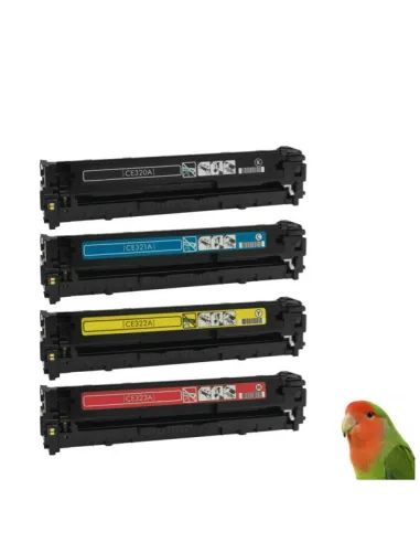 HP CE320A-CE321A-C322A-CE323A pack 8 tóners compatibles 