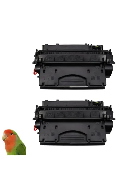 2 x HP CE505X / HP 05X  toner compatible HP Laserjet  P2050 P2053  P2055 P2057