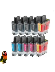 LC900 BROTHER pack 10 tintas compatibles Brother LC900 (BK-C-M-Y)