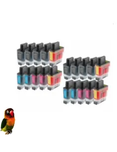 LC900 BROTHER pack 20 tintas compatibles Brother LC900 (BK-C-M-Y)