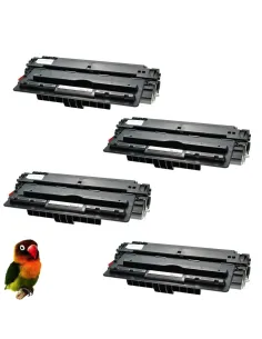 pack 4 Toner compatibles Q7516A HP Laserjet 5200