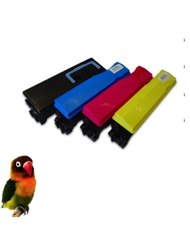 TK-570 PACK 4 Toner Compatibles (BK-C-M-Y) Kyocera para FS-C5400