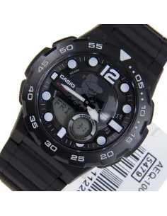 reloj hombre Casio AEQ-100W-1A Hora Mundial - Correa resina