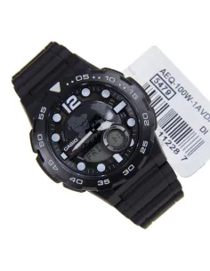 reloj hombre Casio AEQ-100W-1A Hora Mundial - Correa resina 2
