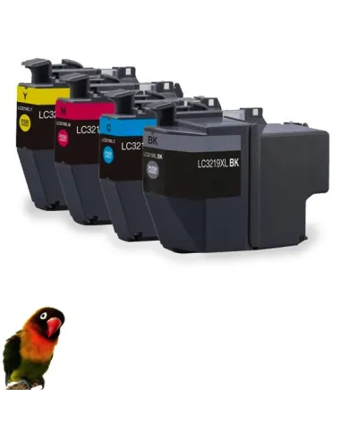 Tinta para Brother LC3219/LC3217 NEGRA MFC J5330DW J5335DW J5730DW J5930DW J6530DW