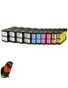 PACK PGI-1500XL 10 cartuchos compatibles (bk-c-m-y) Canon Maxify MB2000 / MB2050 / MB2300 / MB2350