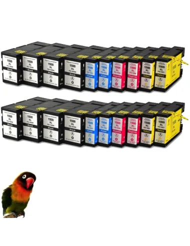 PACK PGI-2500XL 20 tintas (bk-c-m-y) cartuchos compatibles Canon iB4000 / ib4050 / MB5000 / MB5050 /