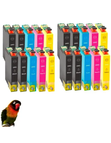 pack 5 tintas EPSON T2991/2/3/4 (29XL) compatibles Epson xp-235 / xp-330 / xp-332 / xp-335 / xp-43